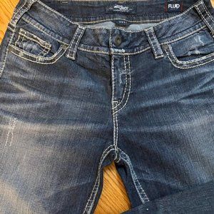 Silver Jeans Suki Mide Rise Straight Jeans